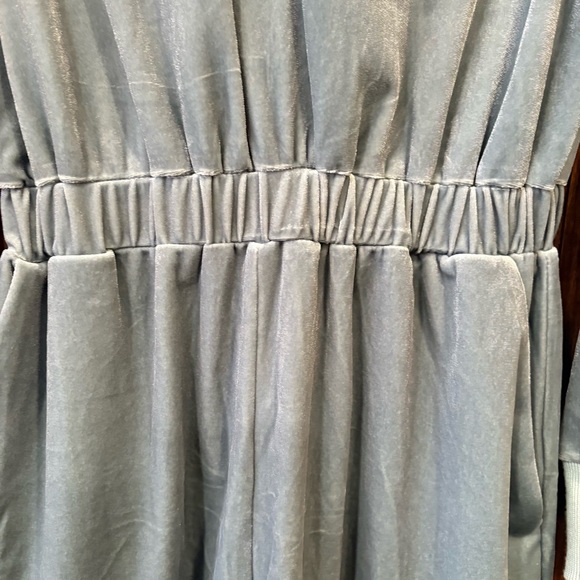 Papermoon $68 NWT Velour Hooded Short Romper S zip front long sleeve athleisure - Picture 3 of 13